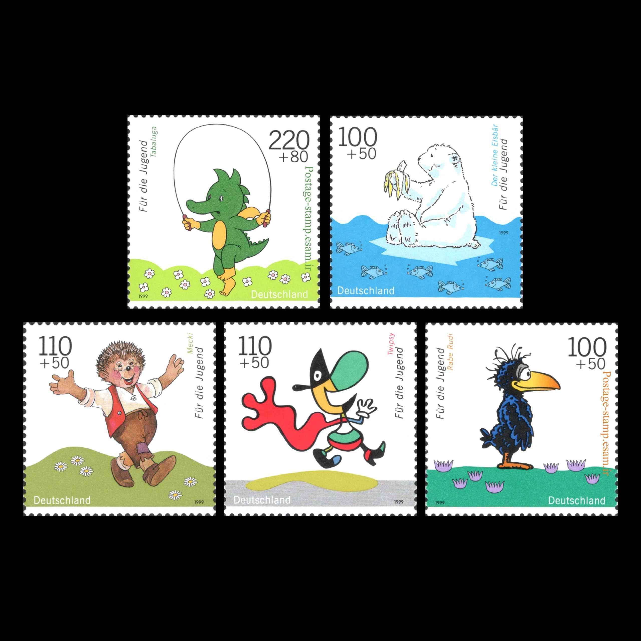 تمبر کارتونی آلمان - نوستالژی - تابالوگا - 1999