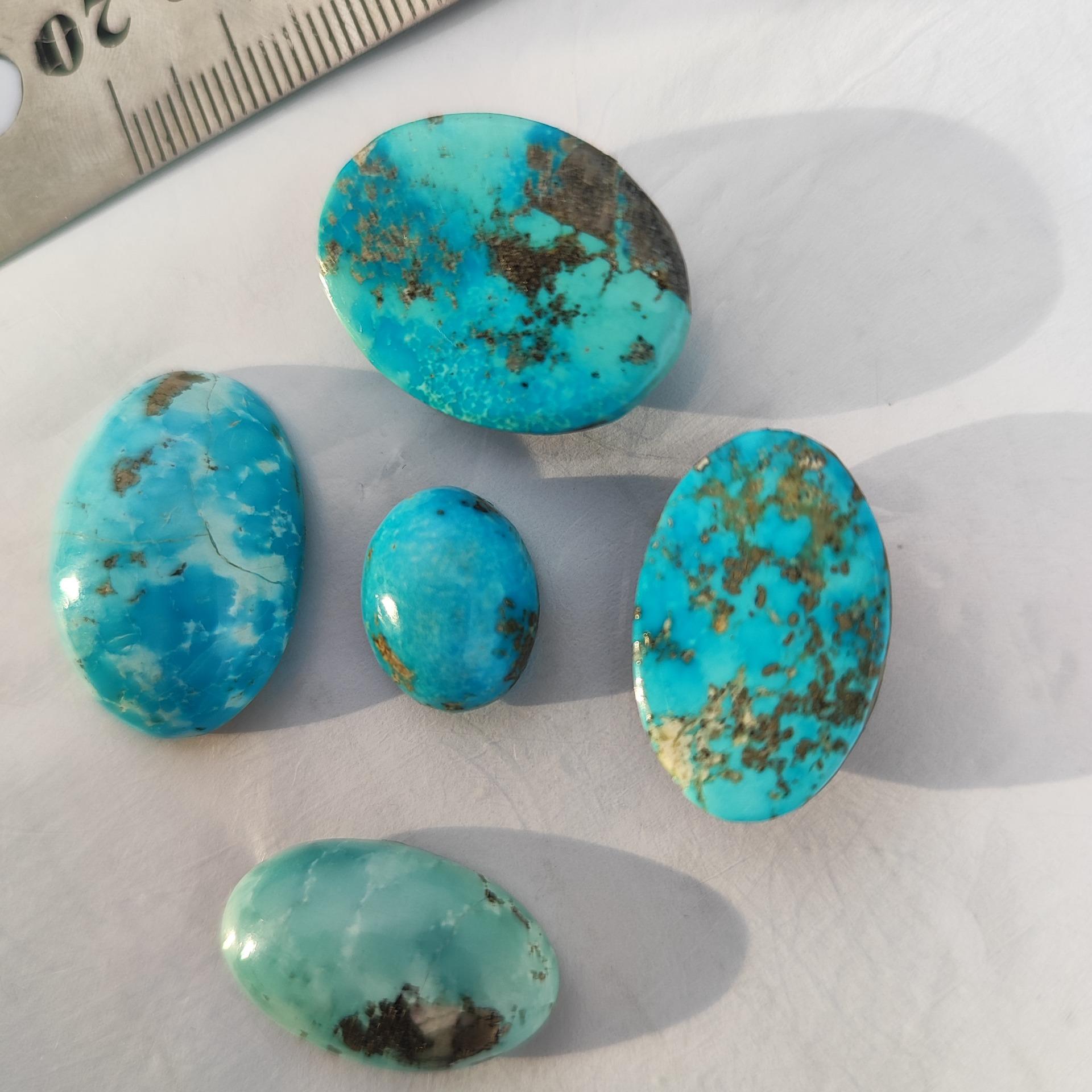 نگین فیروزه 5 عدد