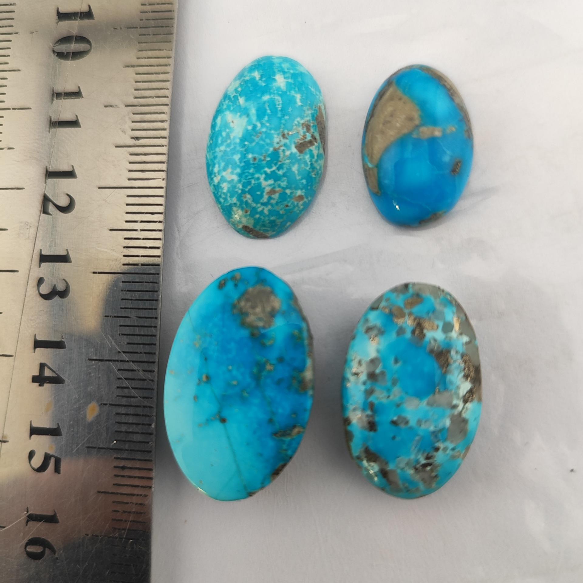 نگین فیروزه کرمان 4عدد