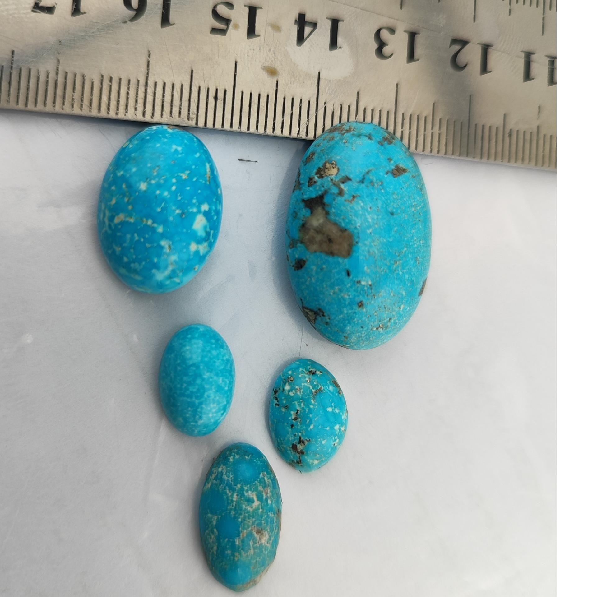 نگین فیروزه کرمان 5عدد