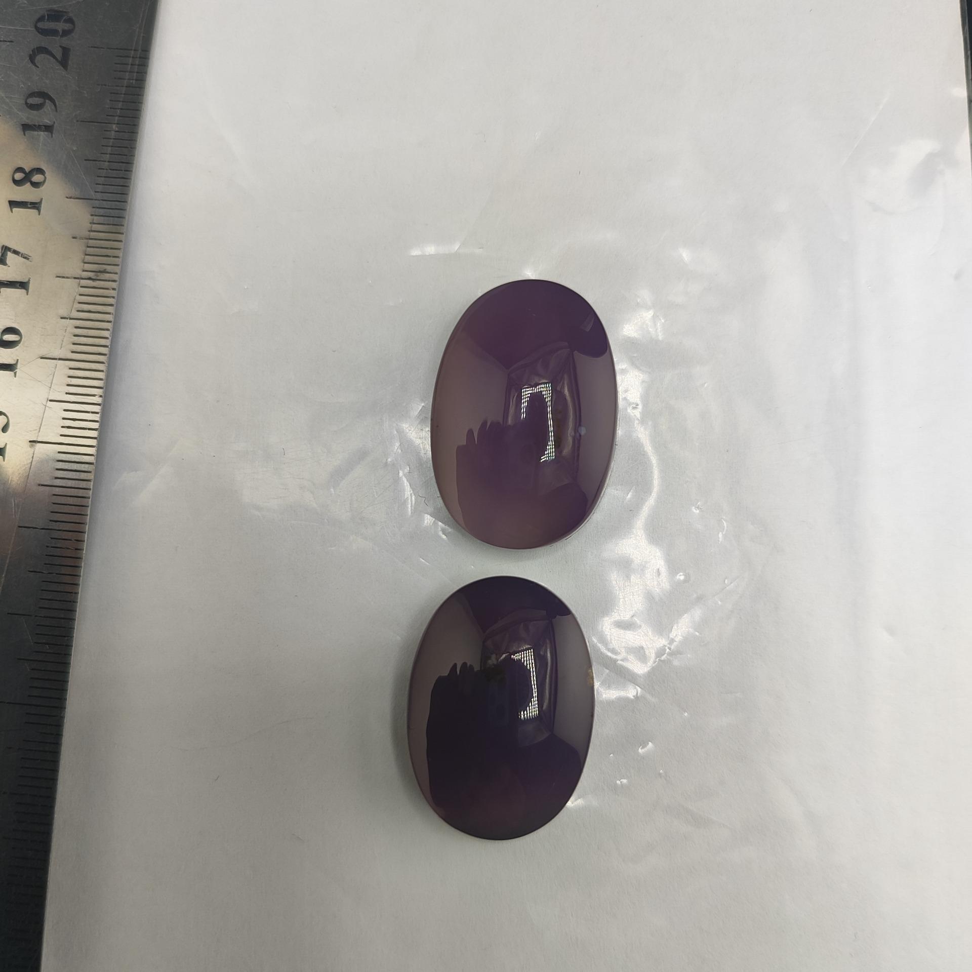 نگین عقیق سوسنی دو عدد