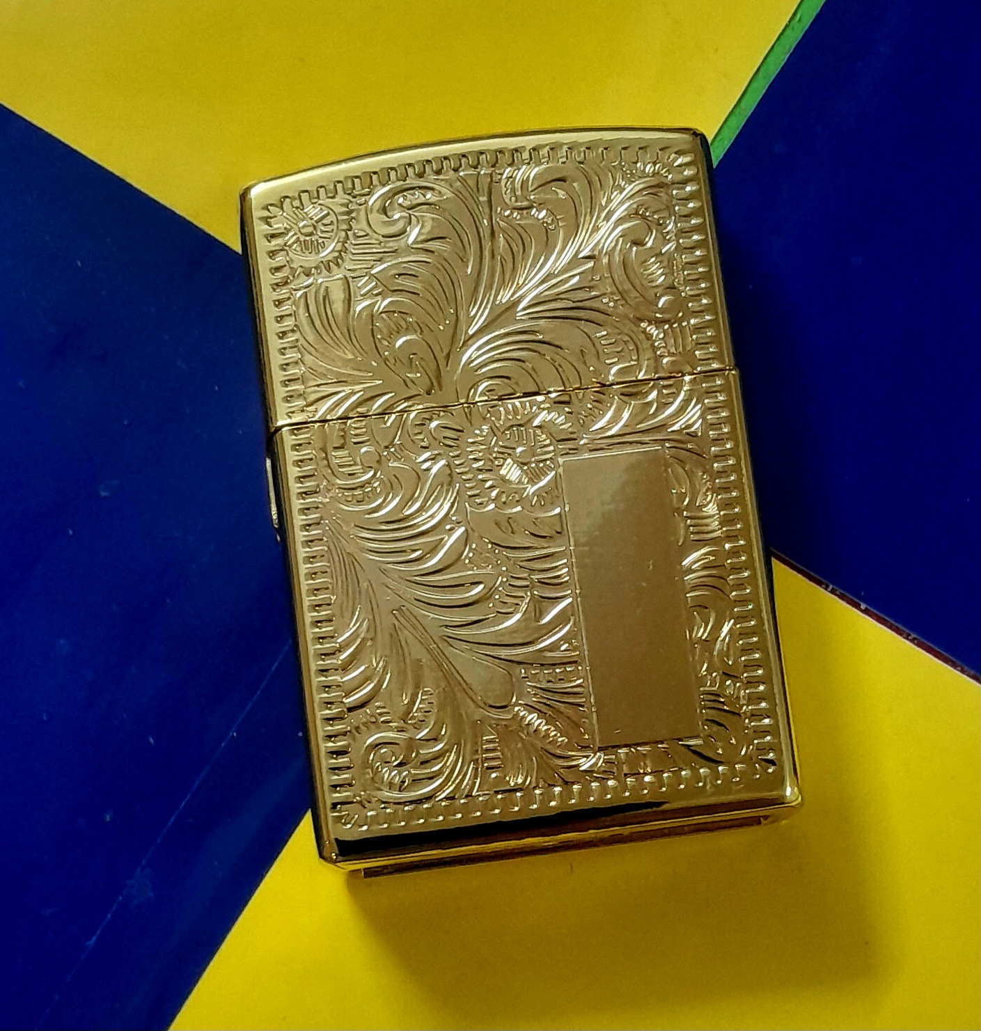 فندک طرح زیپو گلدار