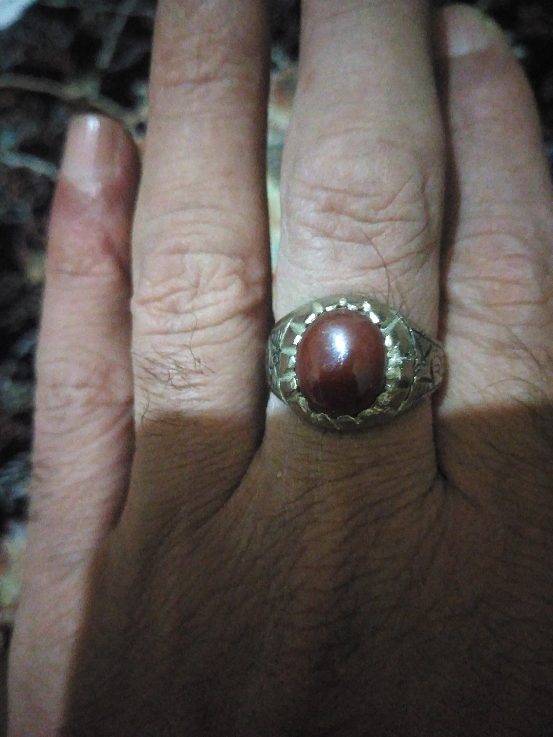 انگشتر مردانه عقیق