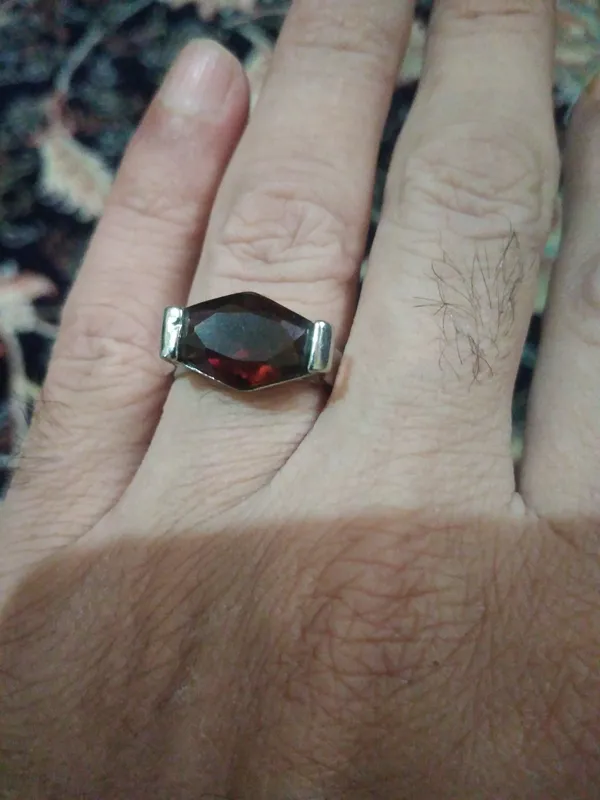 انگشتر مشترک عقیق سرخ