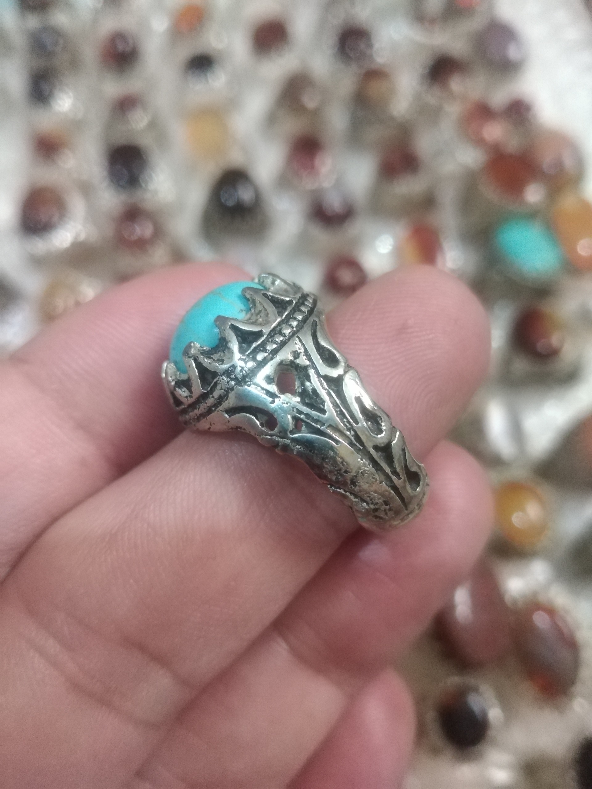 انگشتر جدید فیروزه مصنوعی