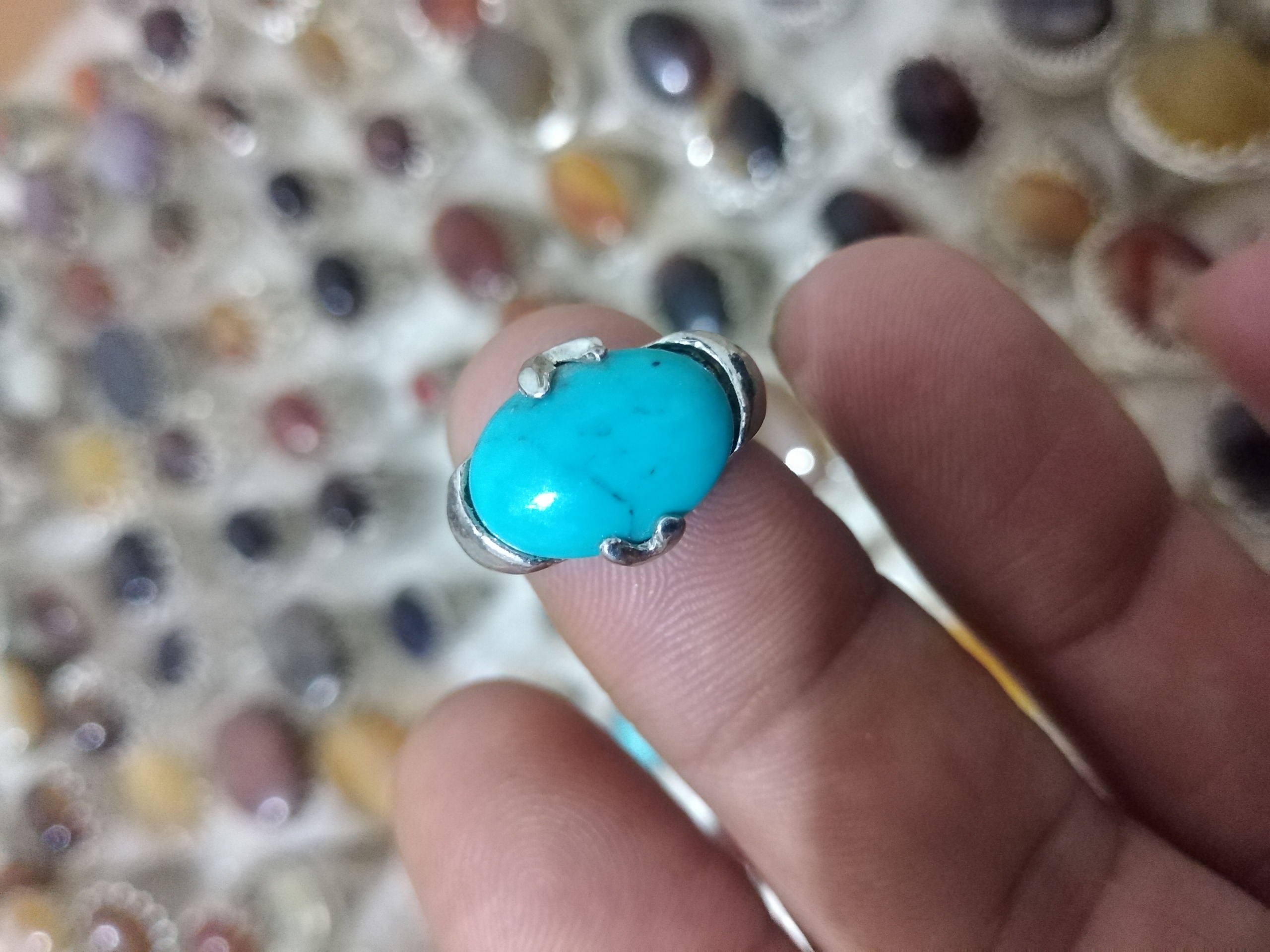 انگشتر فیروزه زنانه