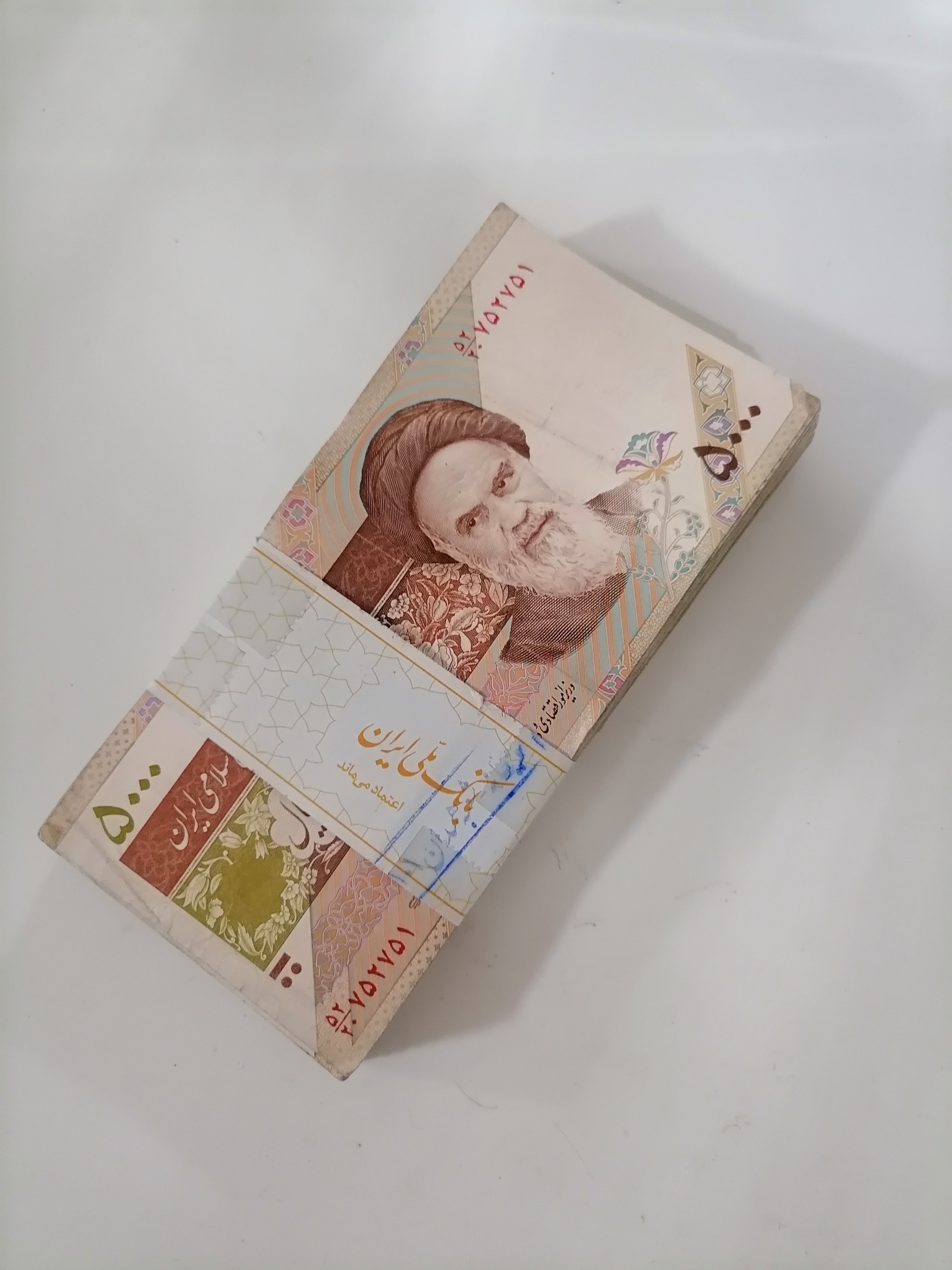 اسکناس 500 تومانی کارکرده توضیحات