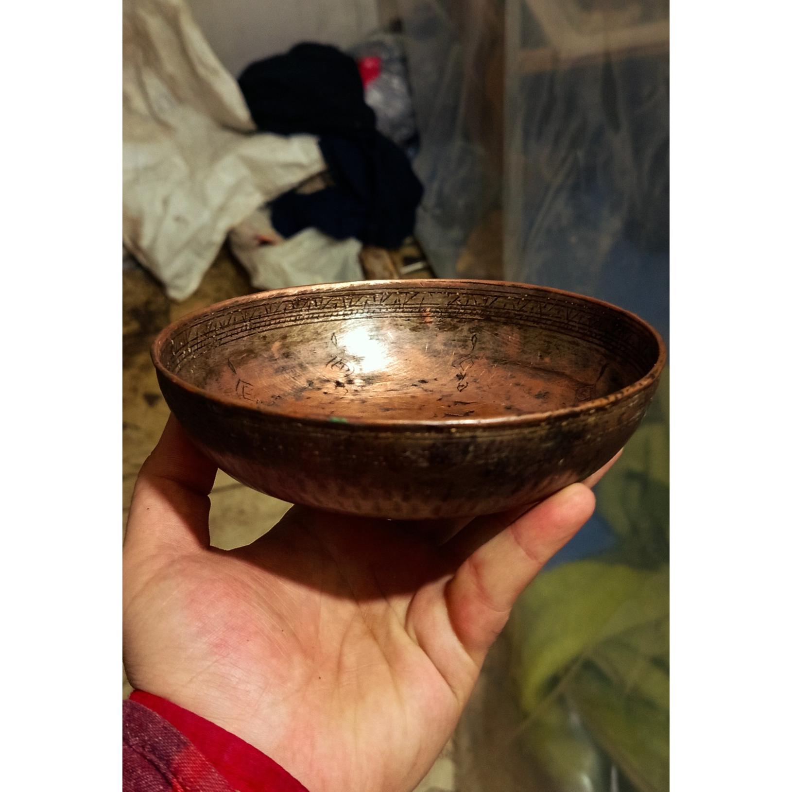 کاسه مسی قدیم