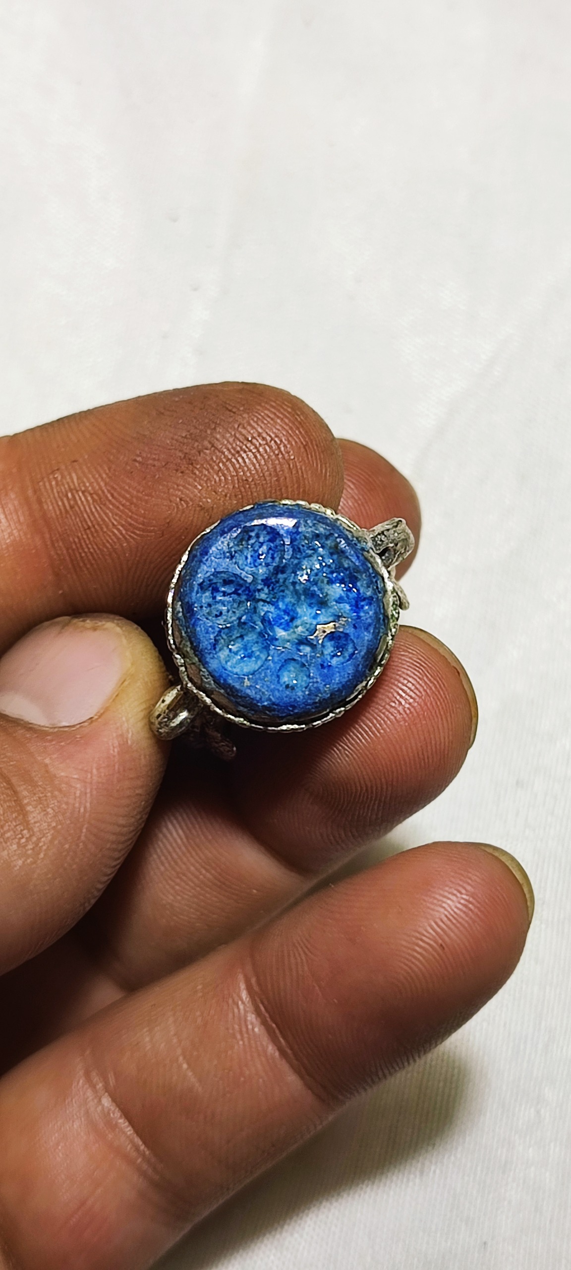 انگشتر نشان لاجورد ساسانی