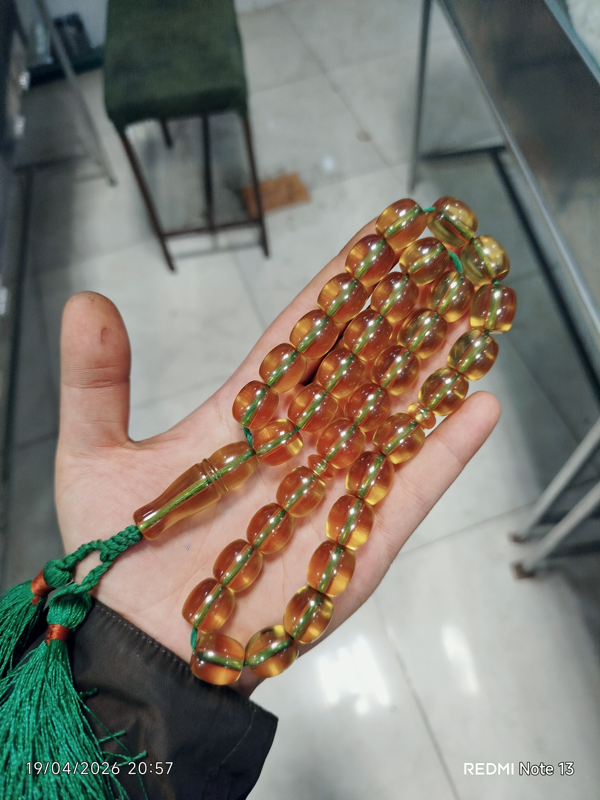 تسبیح سندلوس نباتی کهنه
