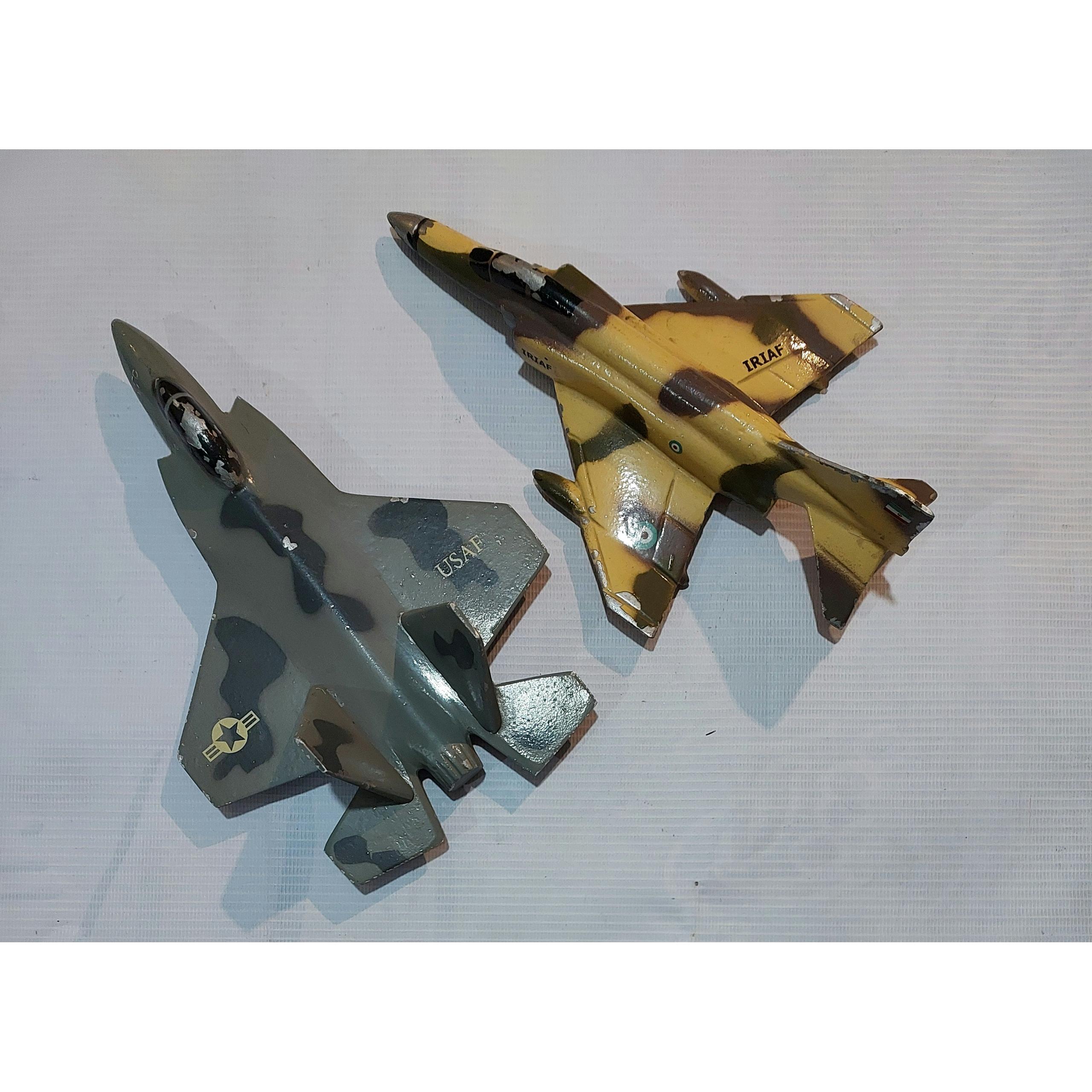 دو عدد ماکت هواپیما (فلزی)