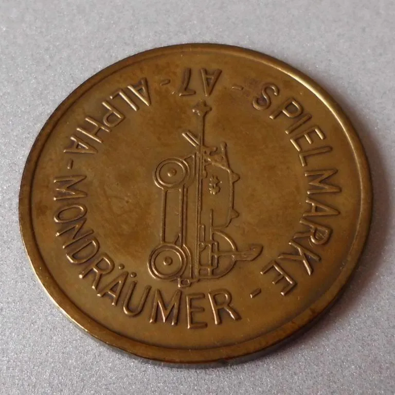 ژتون بازی آلمان Game Token - A7 Alpha Mondraumer