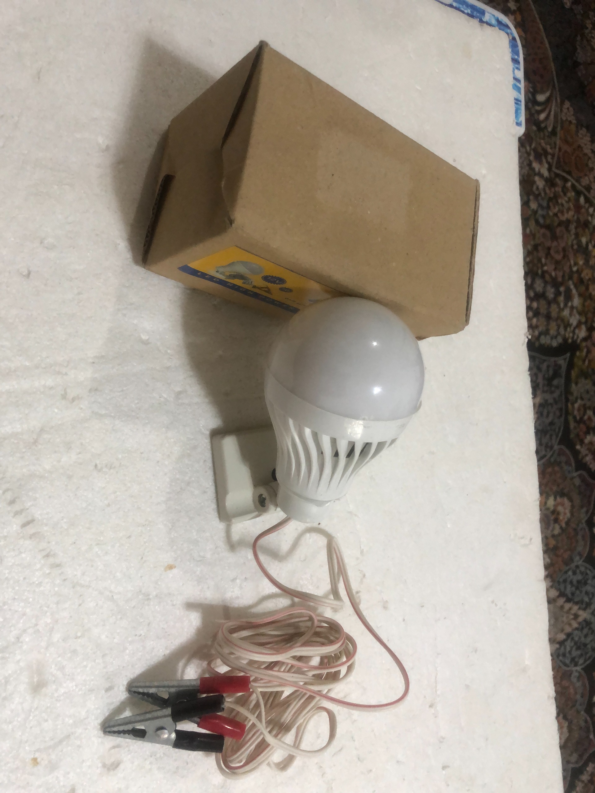 لامپ سیار خودرو صنایع روشنایی هرو مدل LHPL-12V