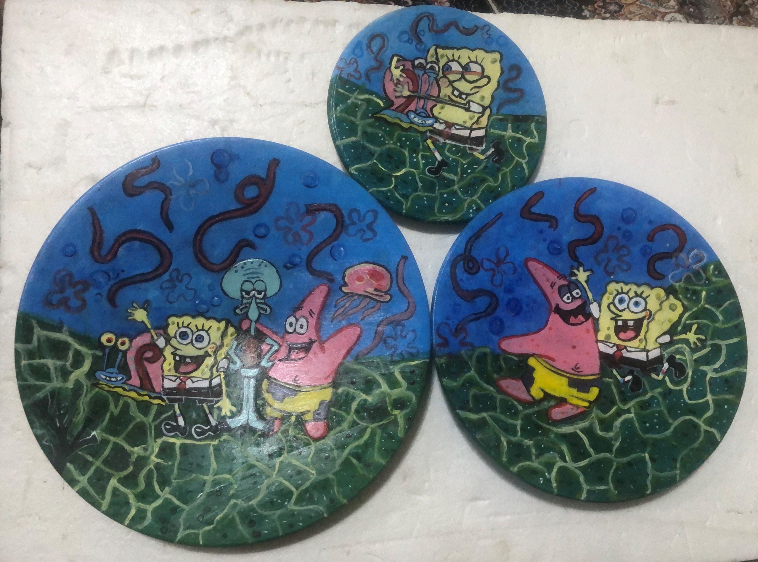 باب اسفنجی شلوار مکعبی