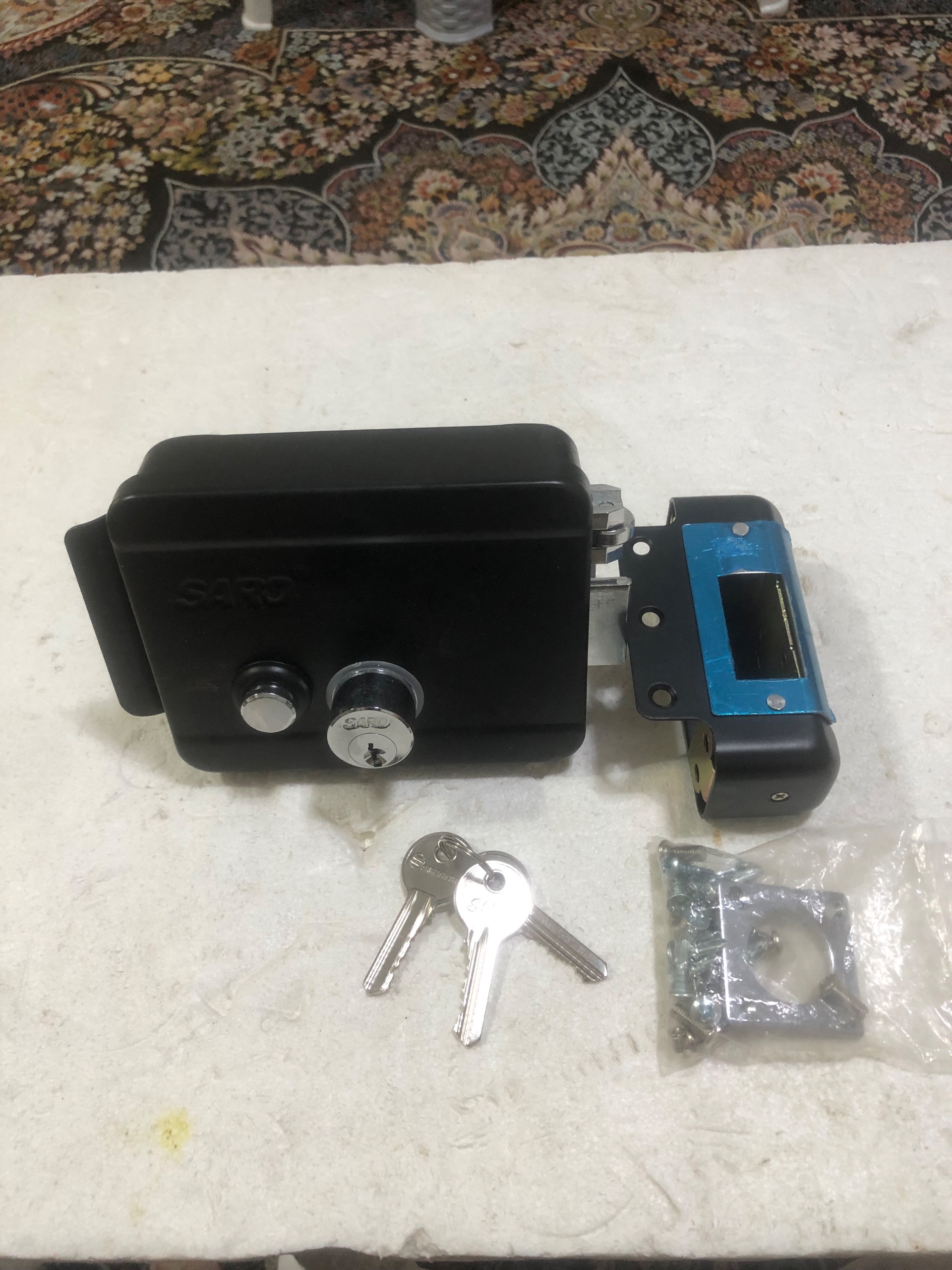 قفل درب حیات برقی مدل SARO EL-001