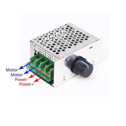 کنترلر دور موتور DC خروجی متغیر 60v-9v جریان 20A