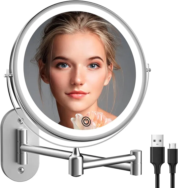 آینه چراغ دار