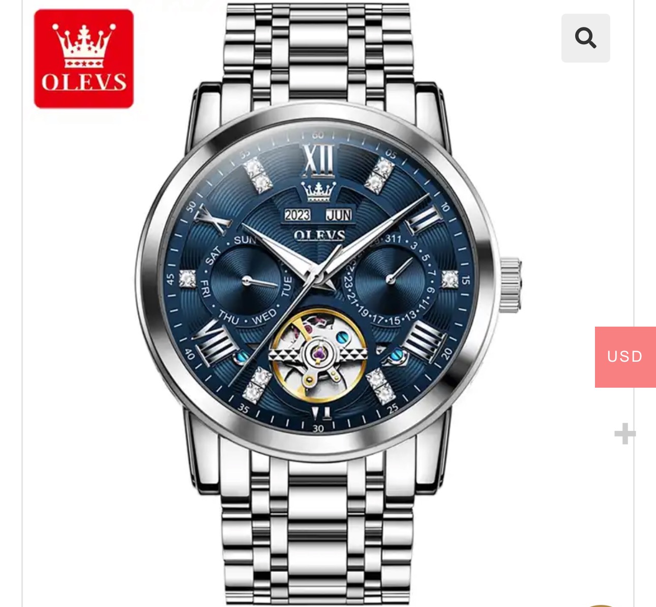 ساعت مچی مردانه OLEVS 6701