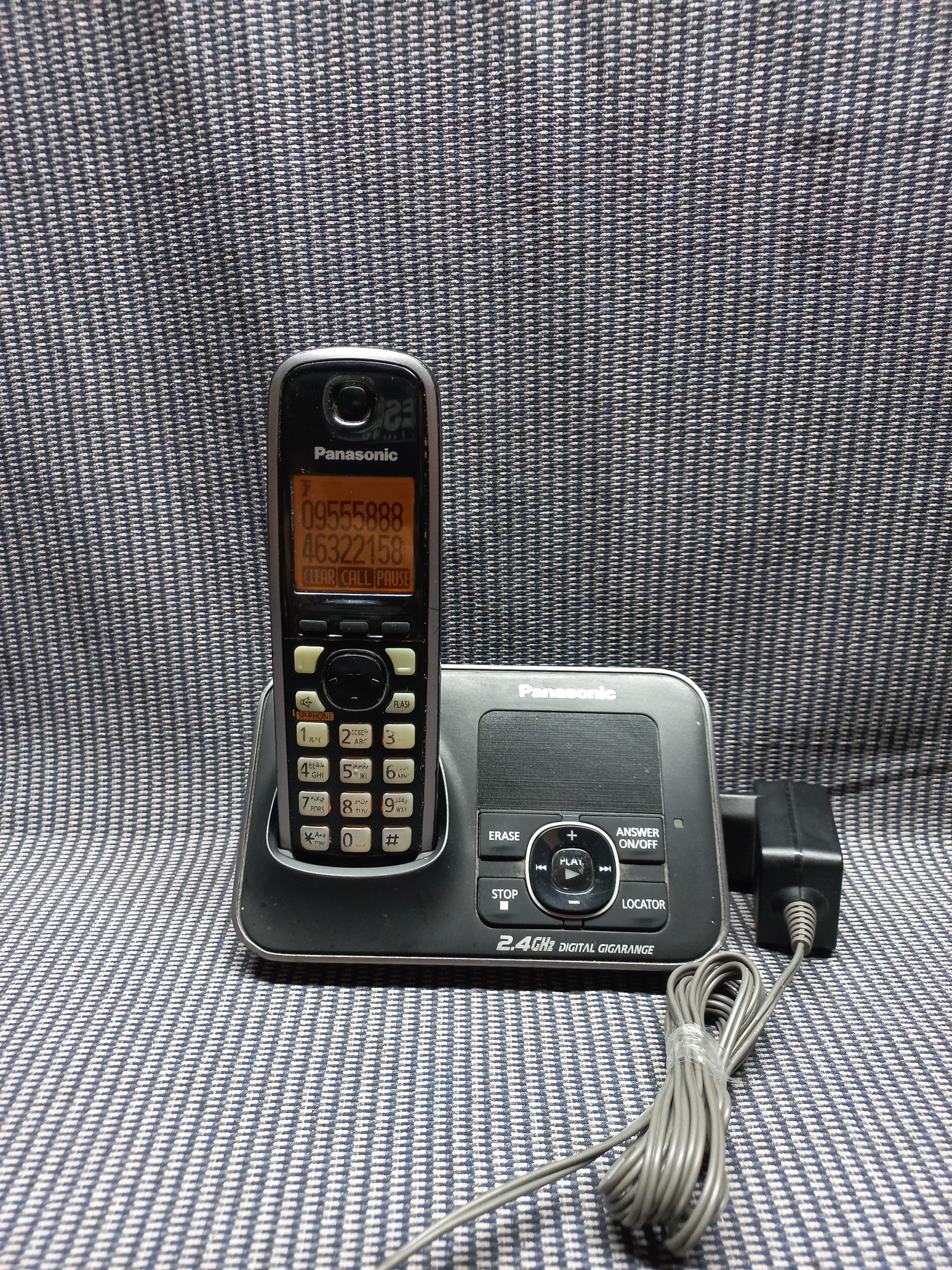 تلفن پاناسونیک بی سیم 3721 منشی دار اصلی