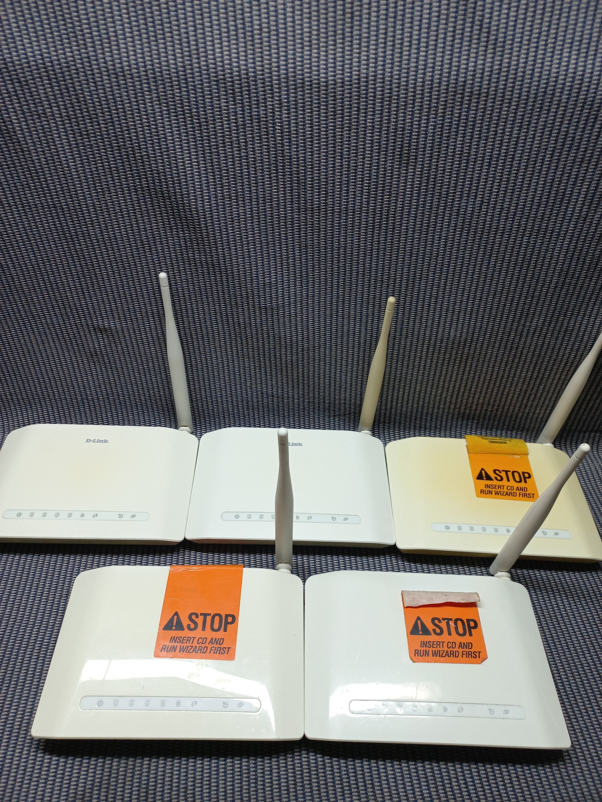 5عدد مودم دی لینک تک آنتن DSL_2730U سالم باهم