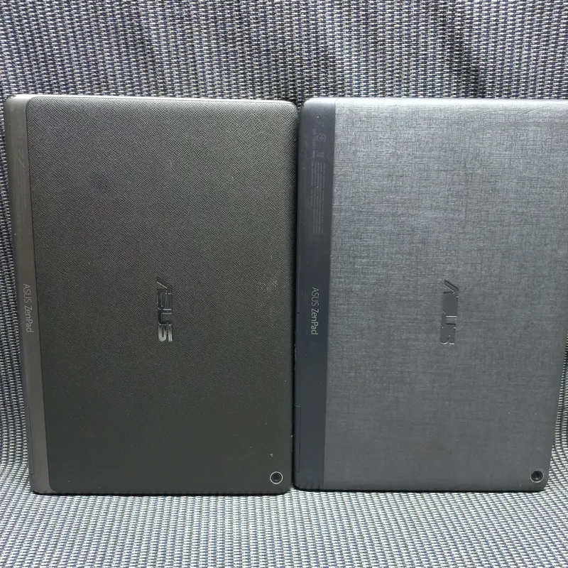 دوعدد تبلت ایسوس صفحه شکسته برای استفاده لوازم