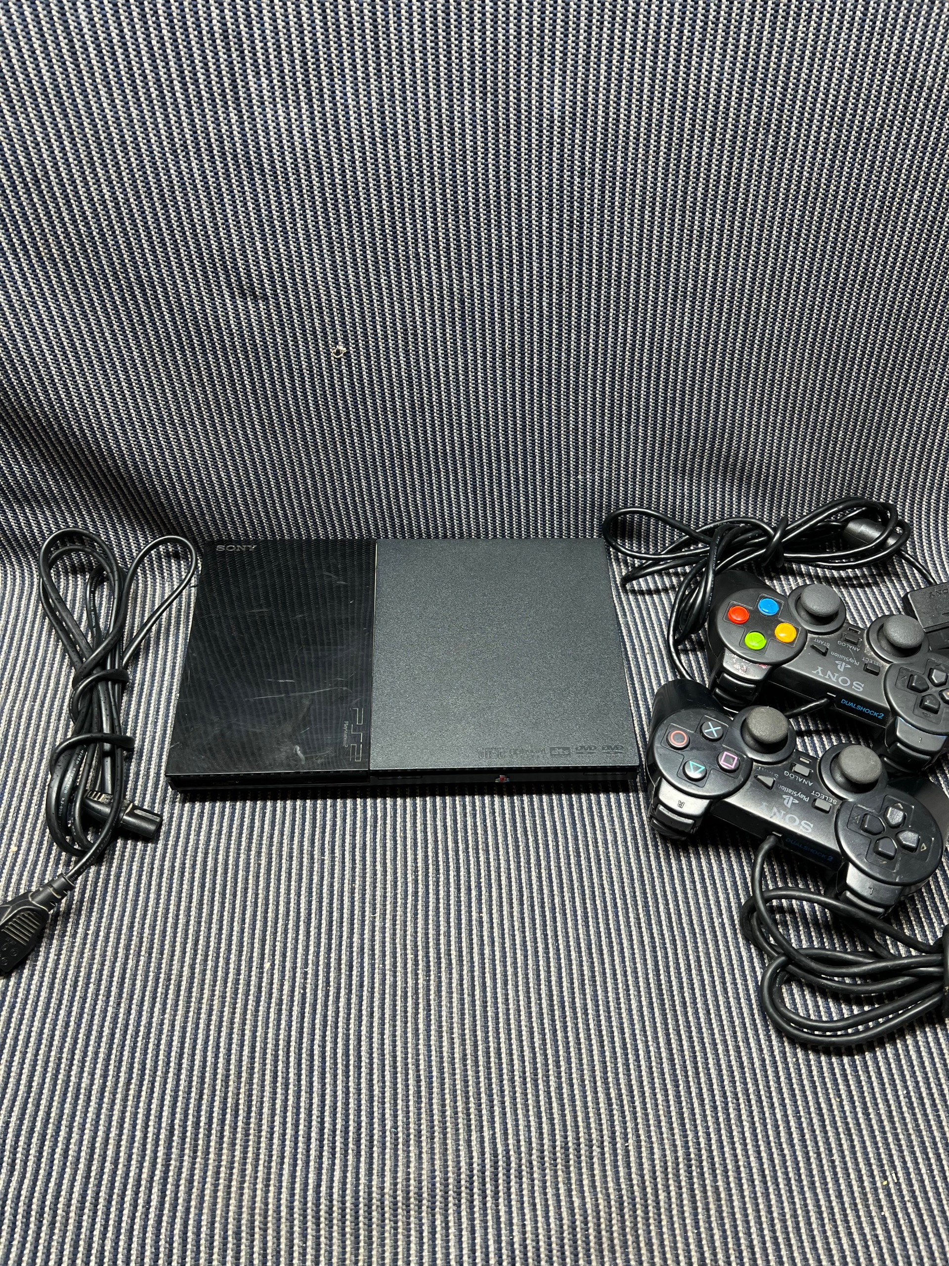 پلی استیشن 2 ps2 لوازم کامل سالم برق مستقیم