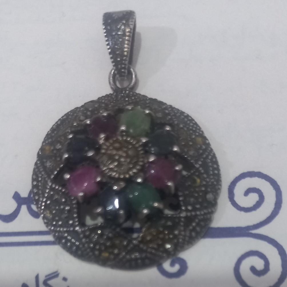 گردن آویز نقره قدیمی