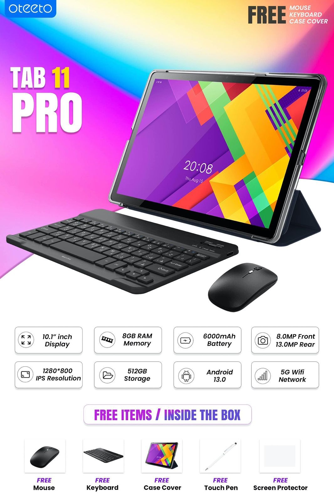 معرفی تبلت Oteeto Tab 11 Pro