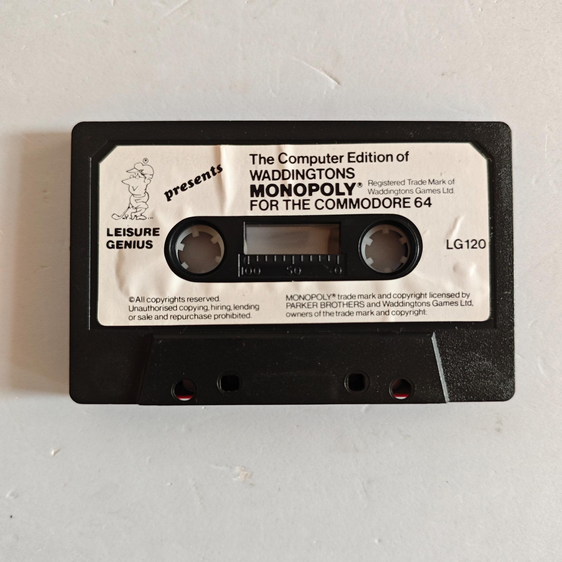 نوار بازی مونوپولی کمودور 64 MONOPOLY Commodore