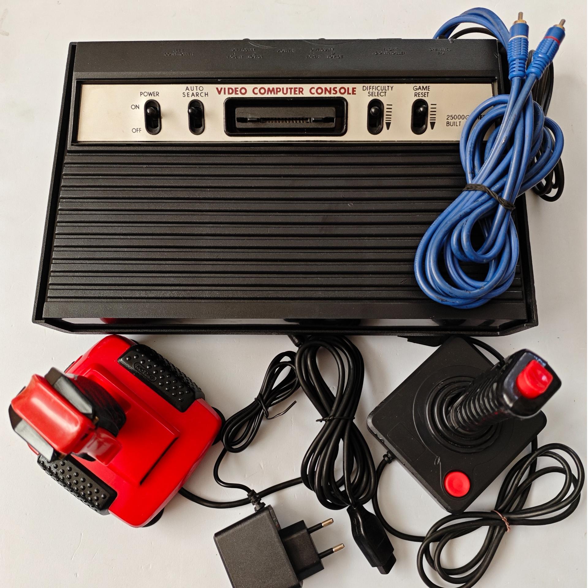 آتاری حافظه دار قدیمی دسته خلبانی سیستم تصویر AV