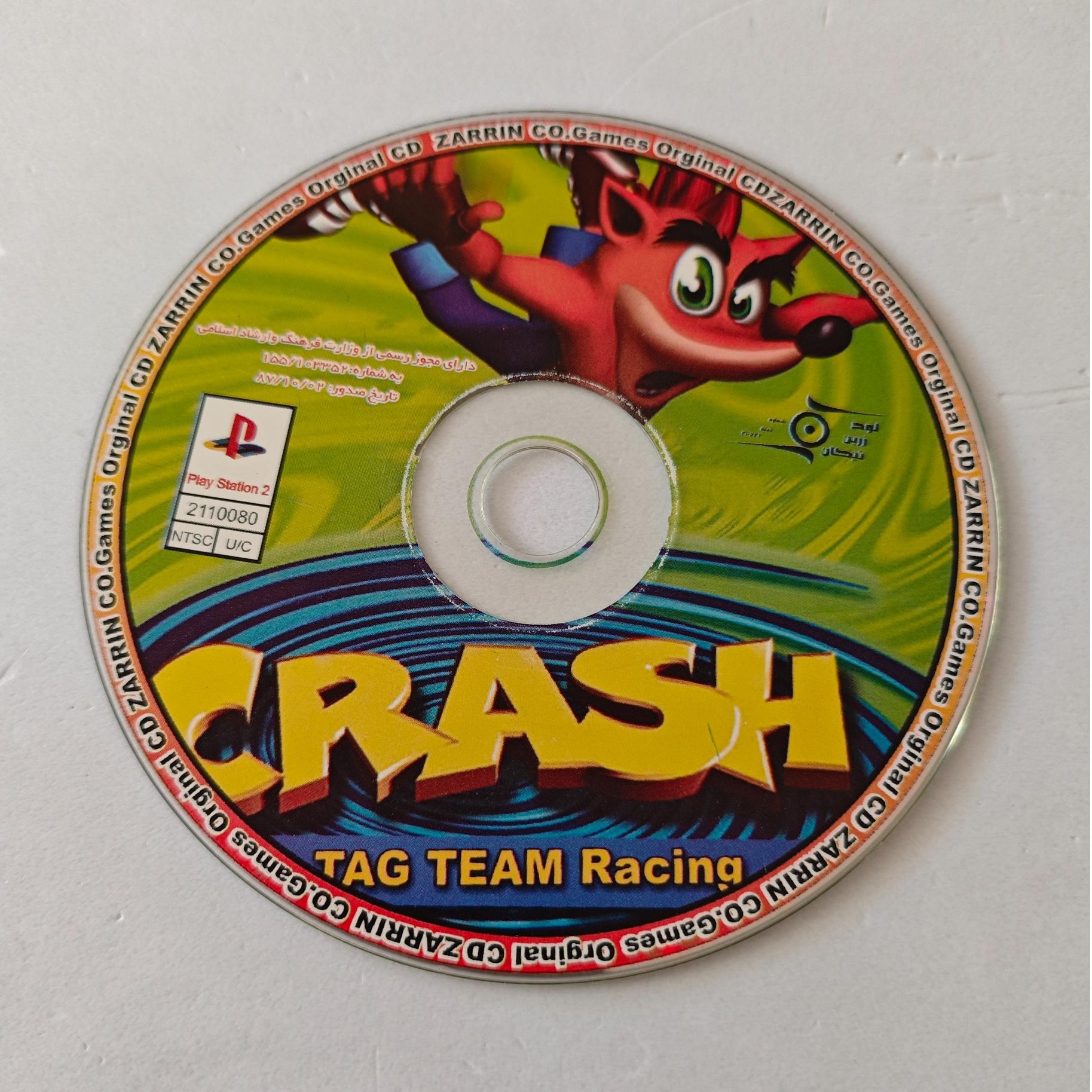 بازی کراش پلی استیشن تو CRASH TEAM RACING PS2