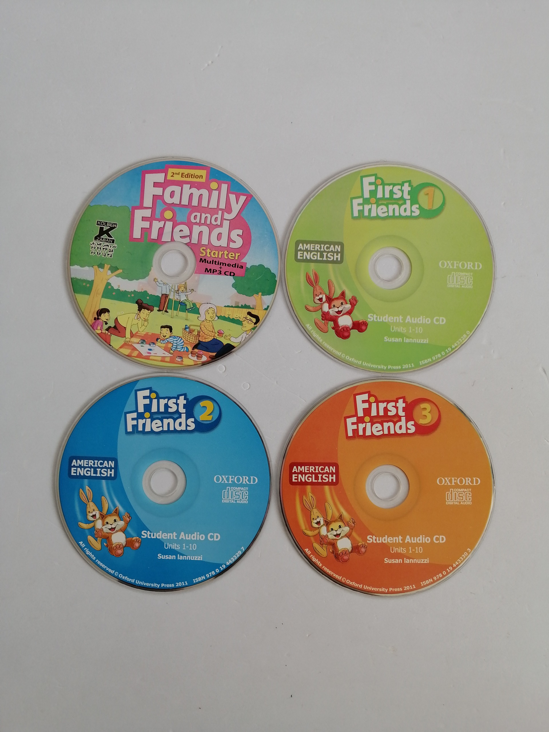 4 عدد سی دی آموزش زبان آکسفورد Famili Friends