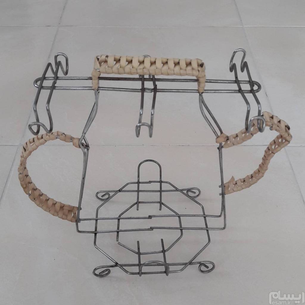 جا فنجان نلبکی فلزی طرح قوری