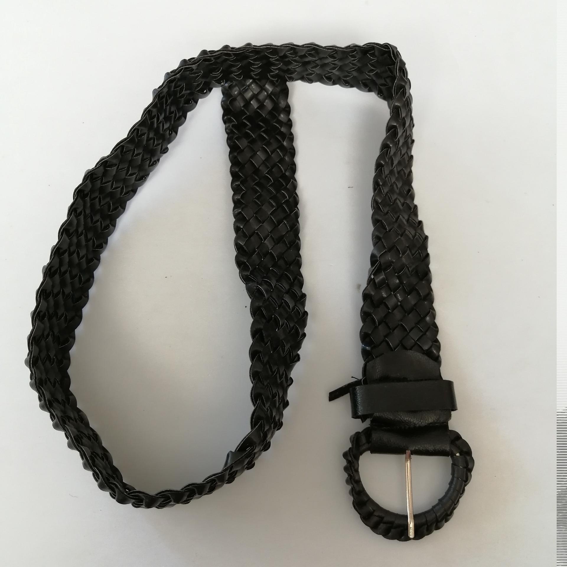 کمربند بافتی مشکی رنگ