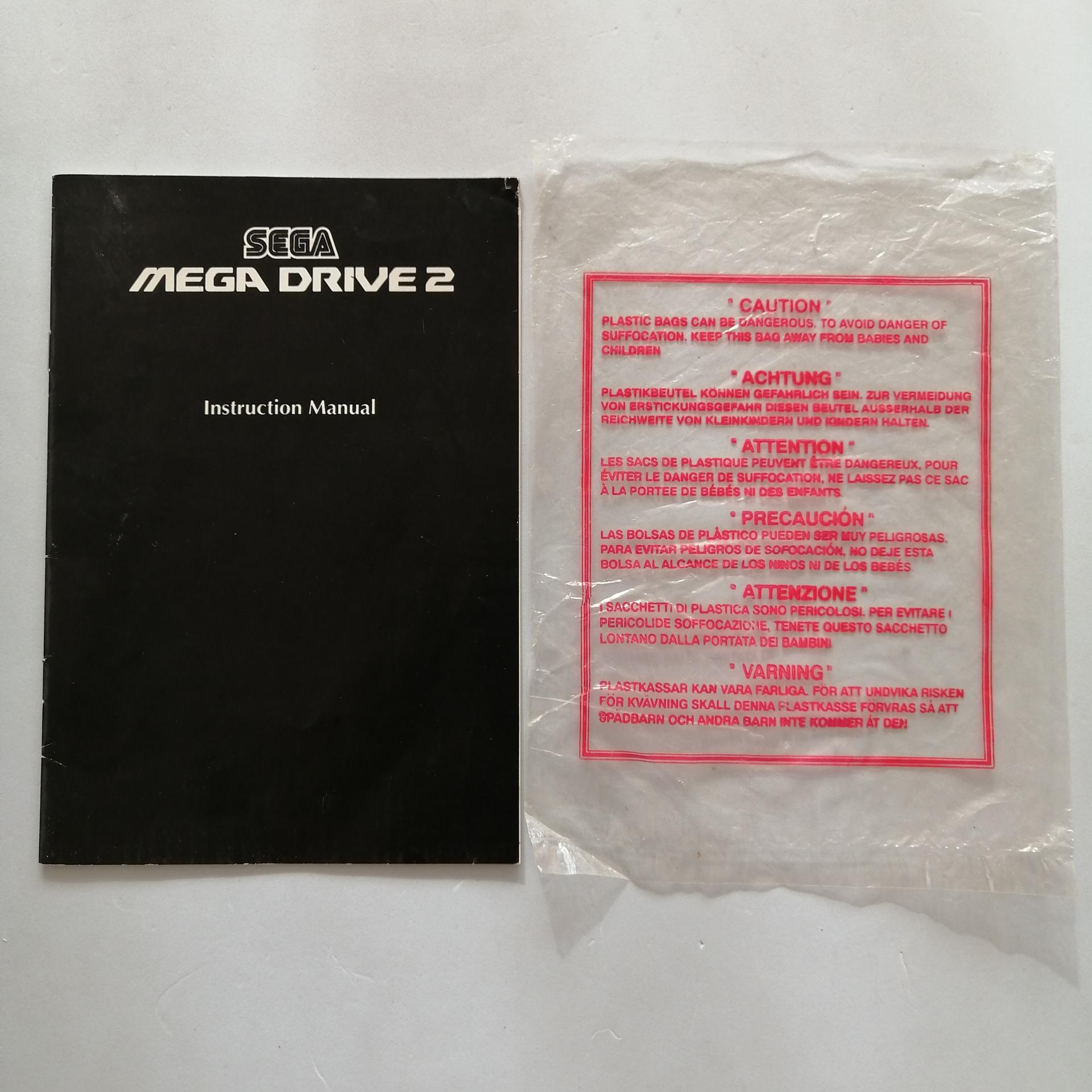 کتاب یا دفترچه راهنمای سگا مگادرایو 2