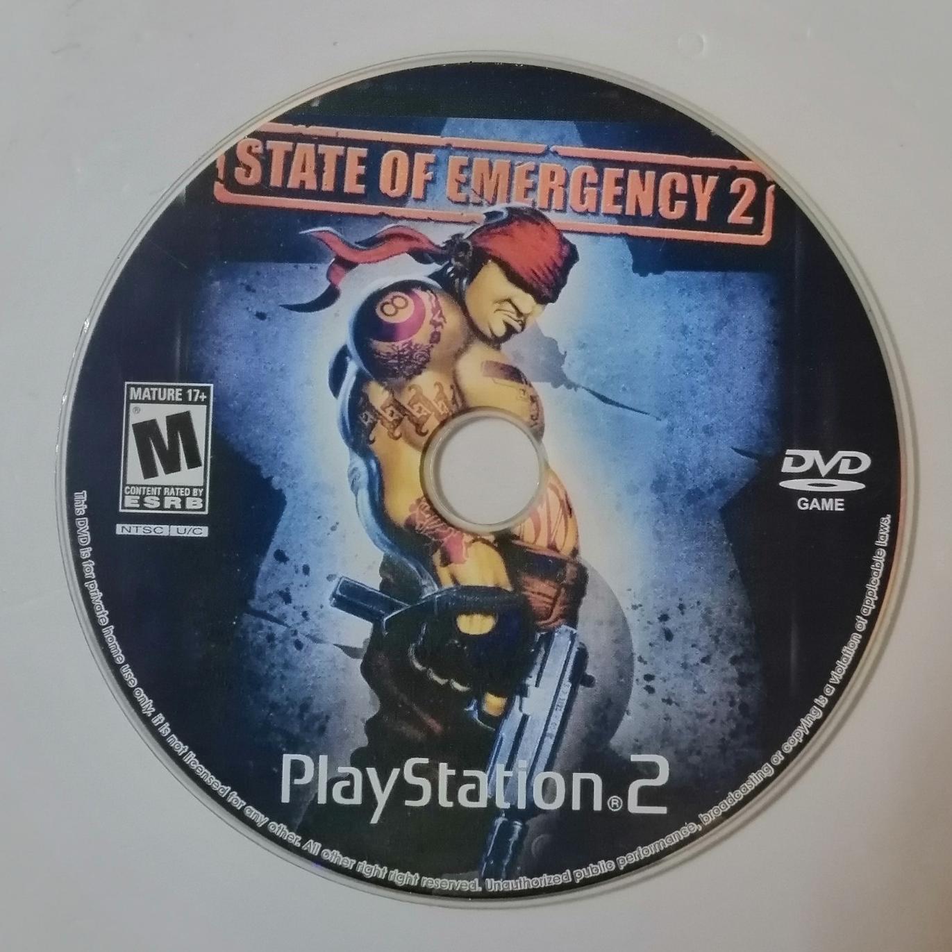 بازی قدیمی STATE OF EMERGENCY 2 پلی استیشن تو PS2