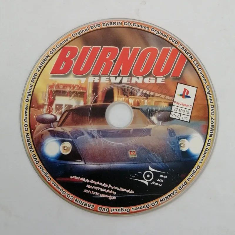 بازی قدیمی BURNOUT REVENGE پلی استیشن تو PS2