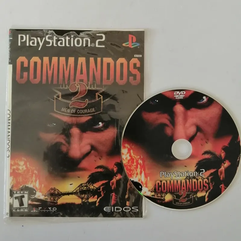 بازی قدیمی COMMANDOS 2 پلی استیشن تو PS2
