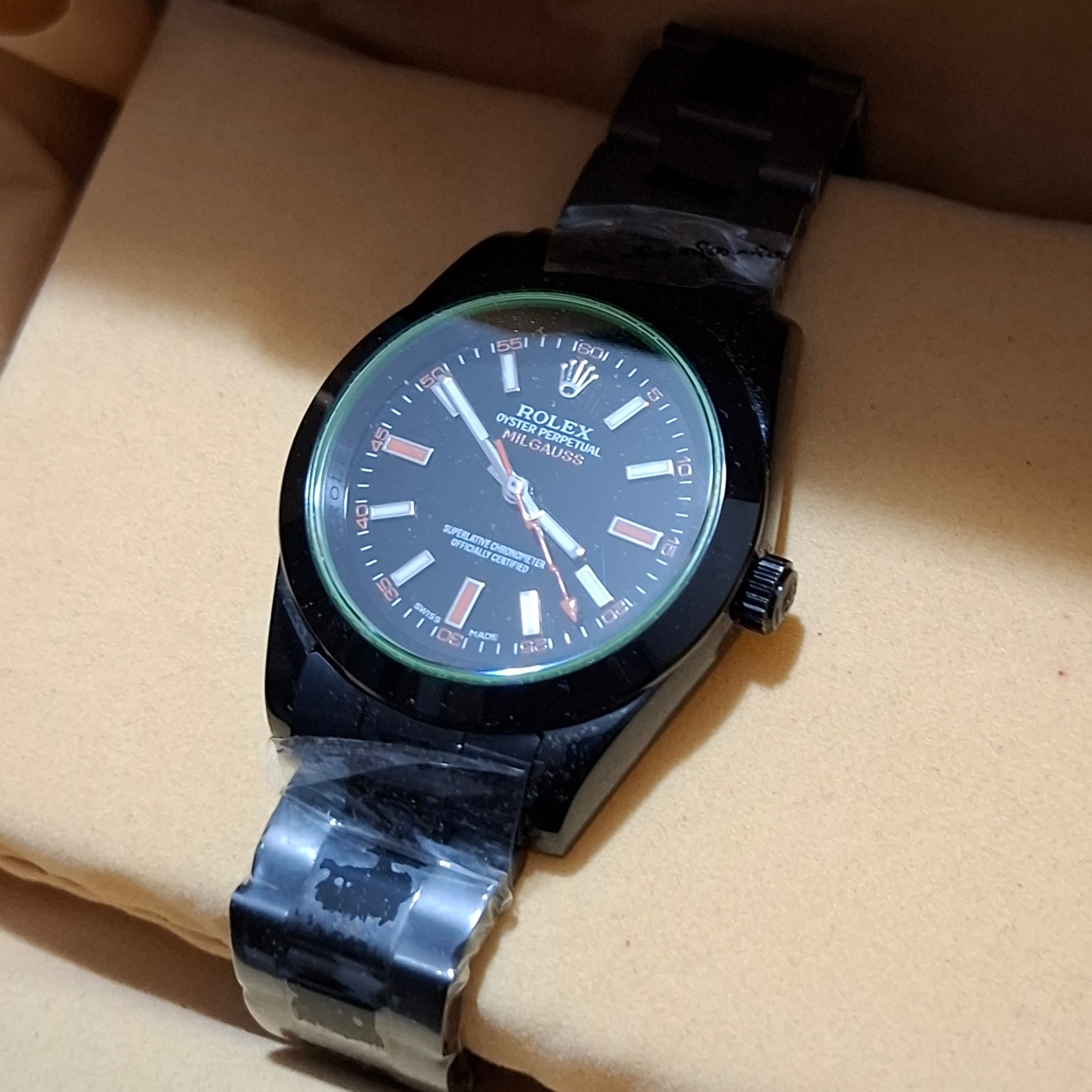 مزایده ساعت ROLEX اتوماتیک کوکی اصل بادفترچه