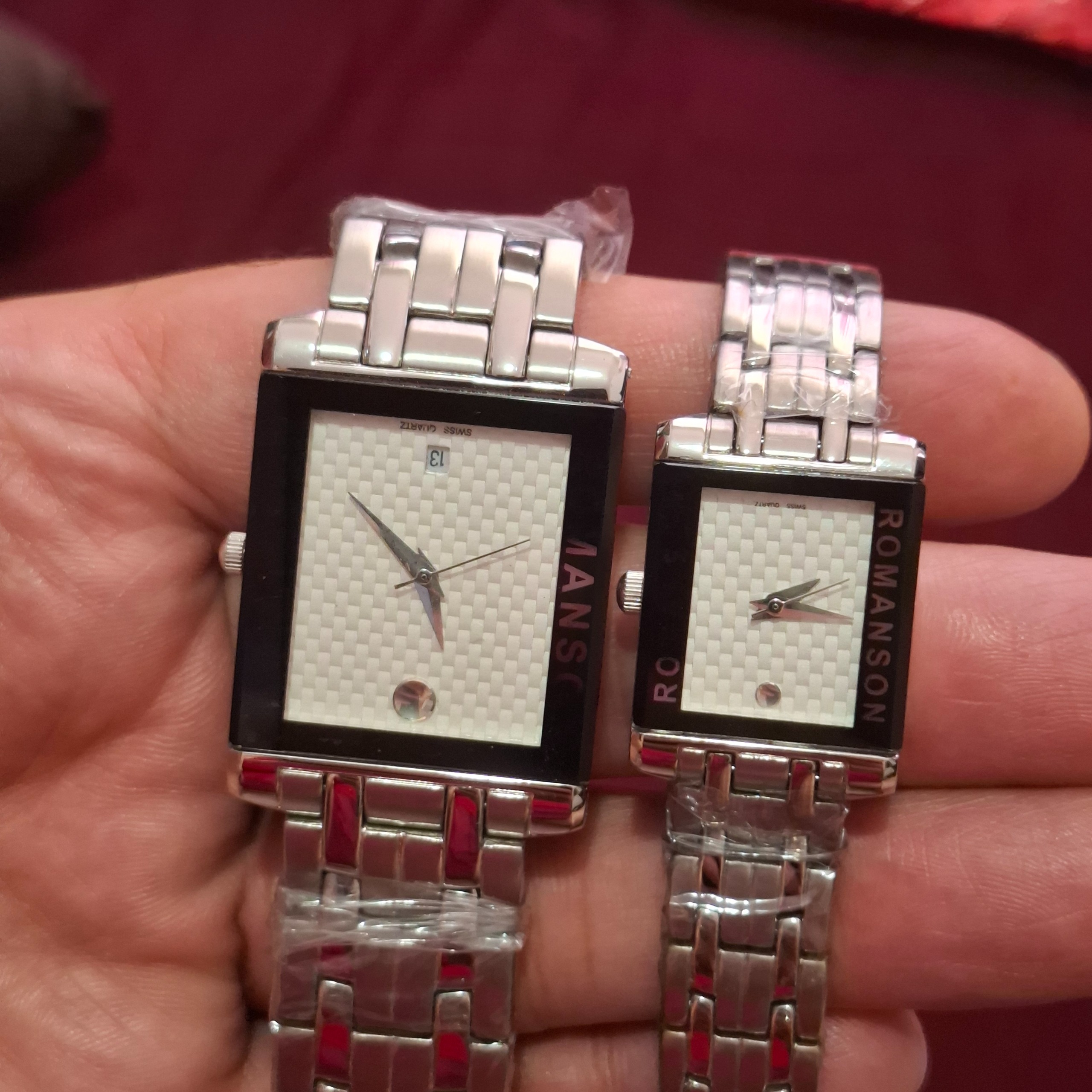 ست ساعت  ROMANSON موتورطلایی اصلی نایاب