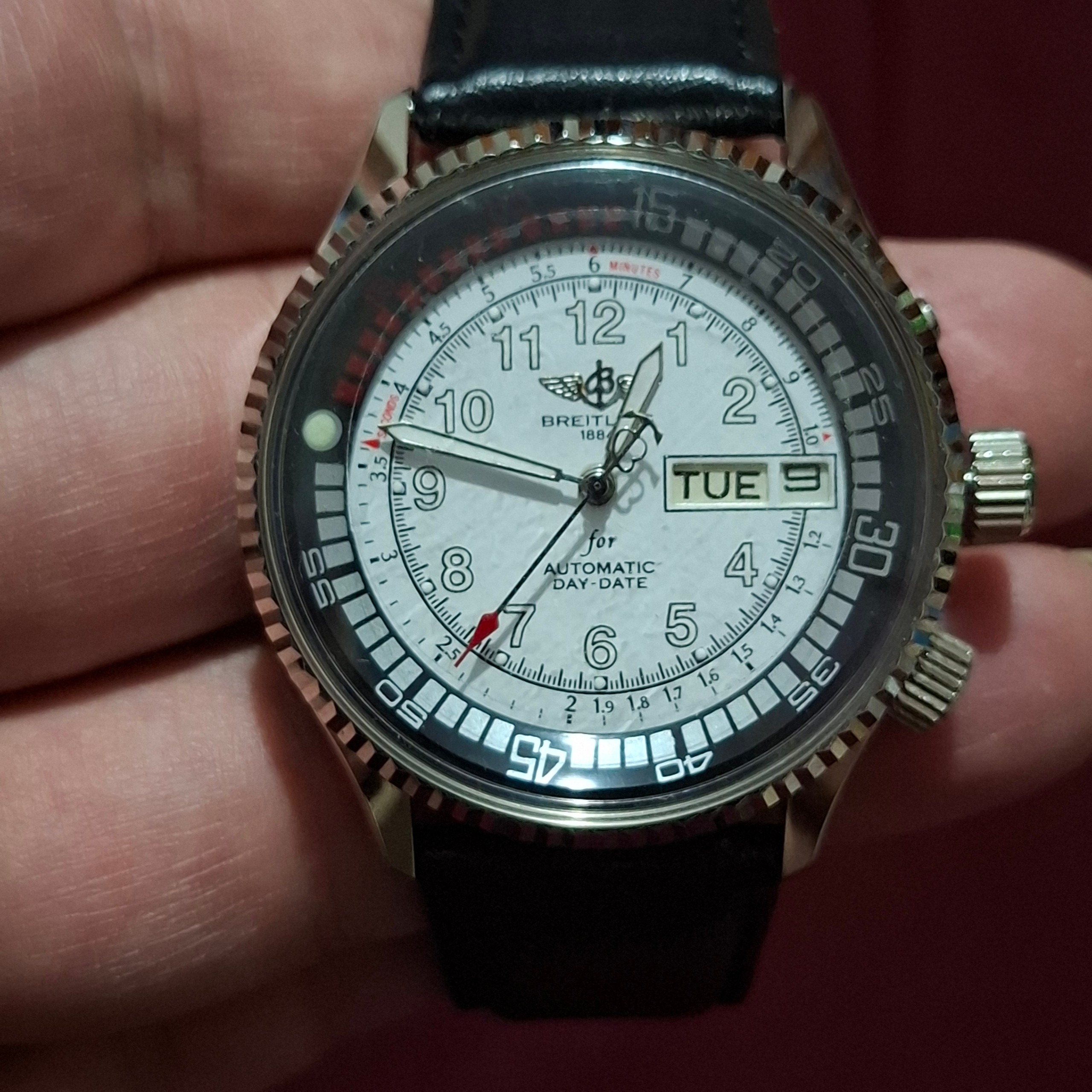 مزایده ساعت BREITLING اتوماتیک کوکی زیرقیمت بازار