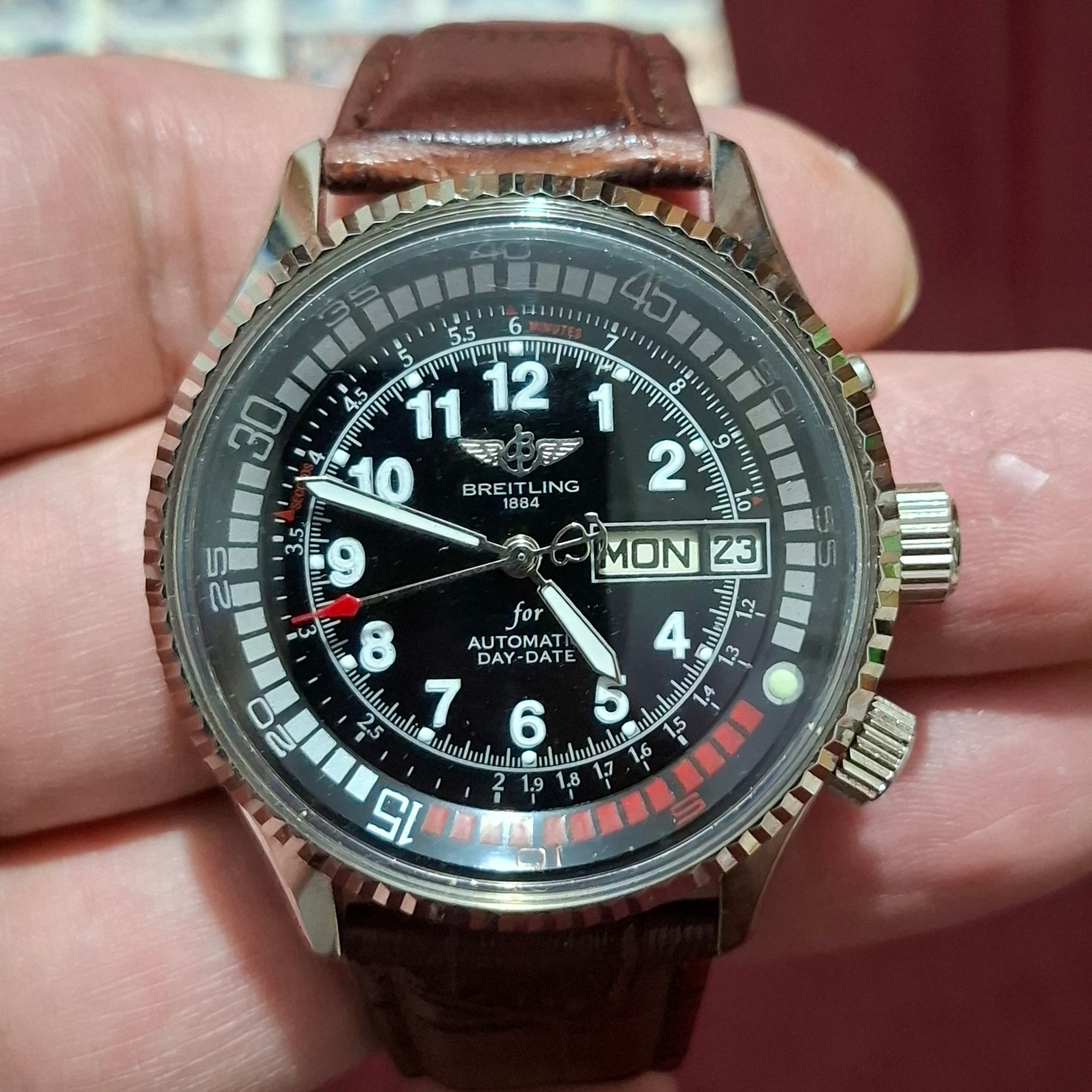 مزایده ساعت BREITLING اتوماتیک کوکی زیرقیمت بازار
