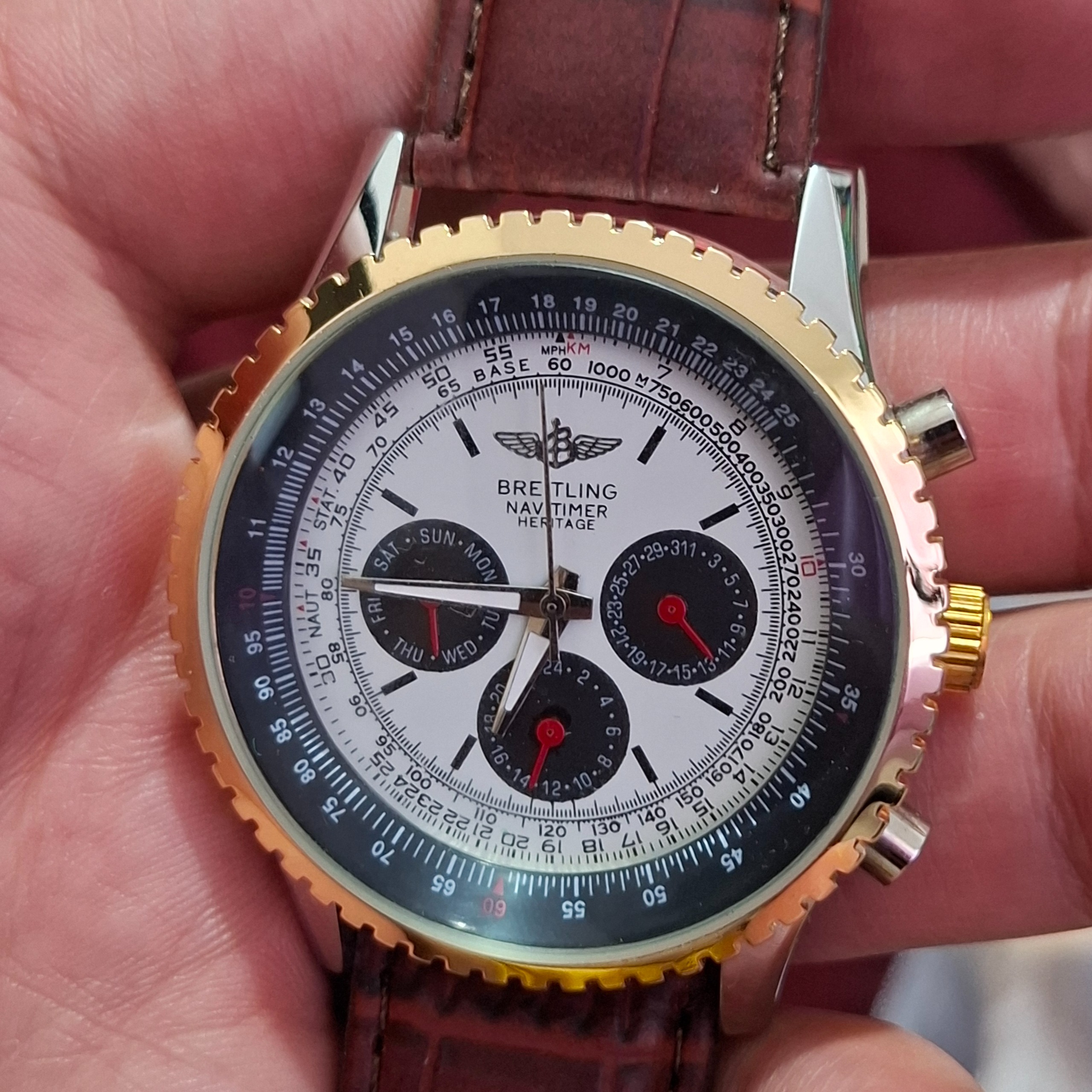 مزایده ساعت BREITLING طرح سه موتوره تکی موتوره
