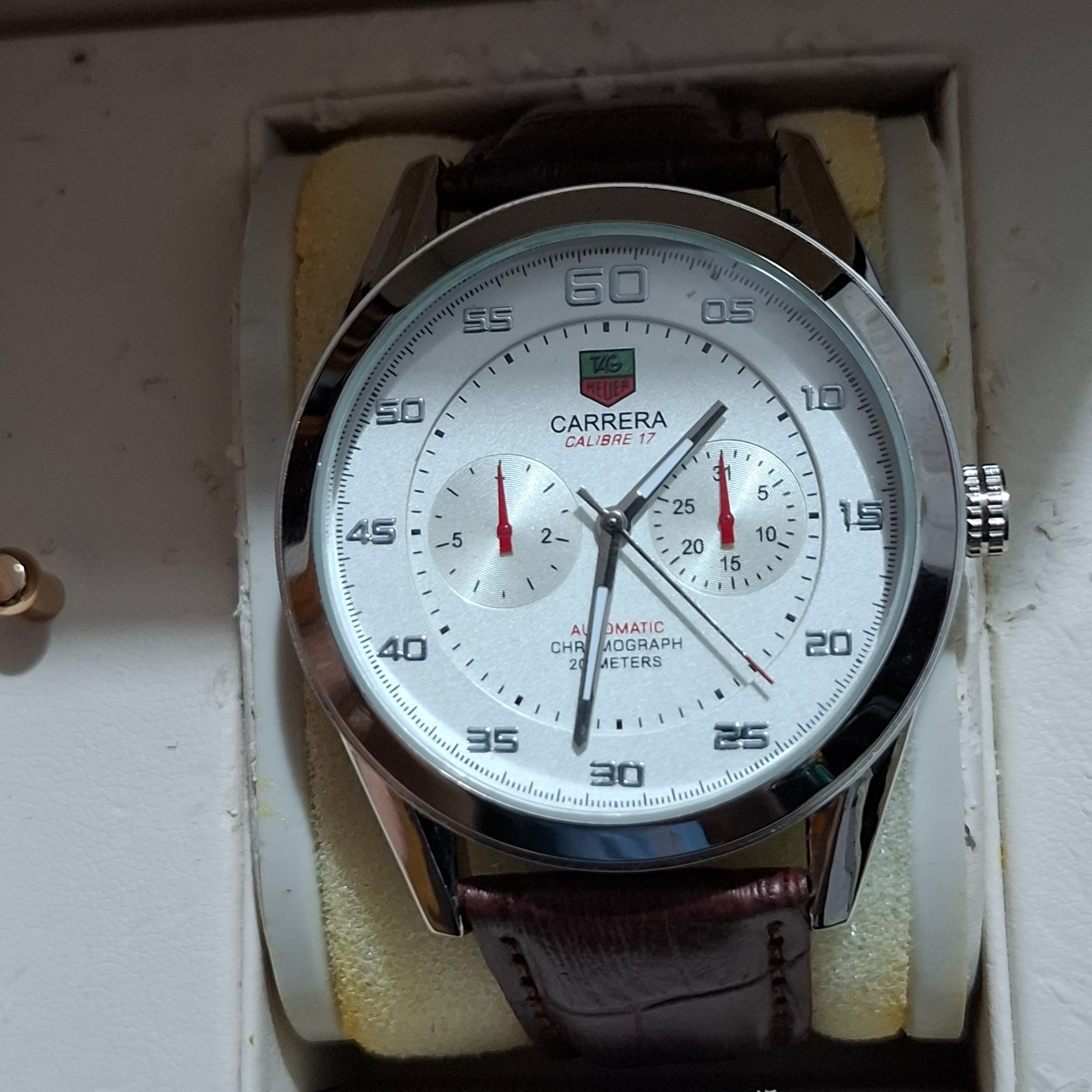 مزایده ساعت سه موتوره فول تایمTAG Heuer