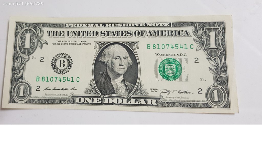 اسکناس یک دلاری 