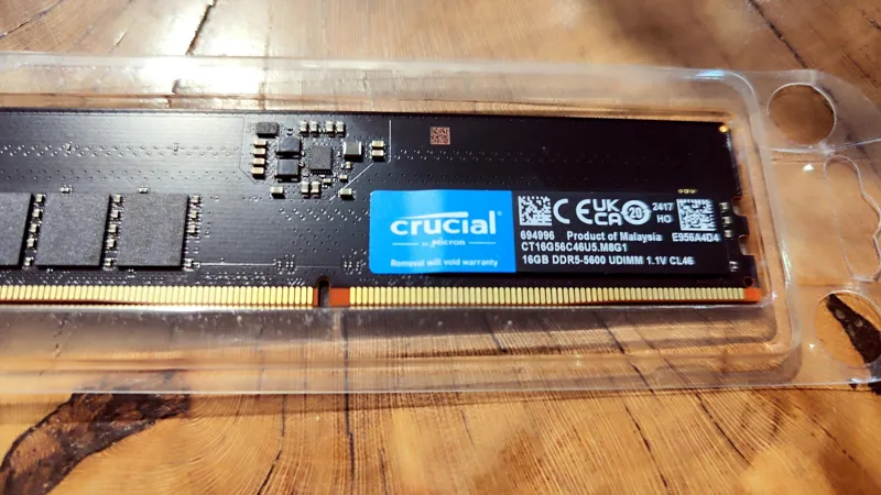 RAM باس 5600 Crusial DDR5 16GB گارانتی اصلی