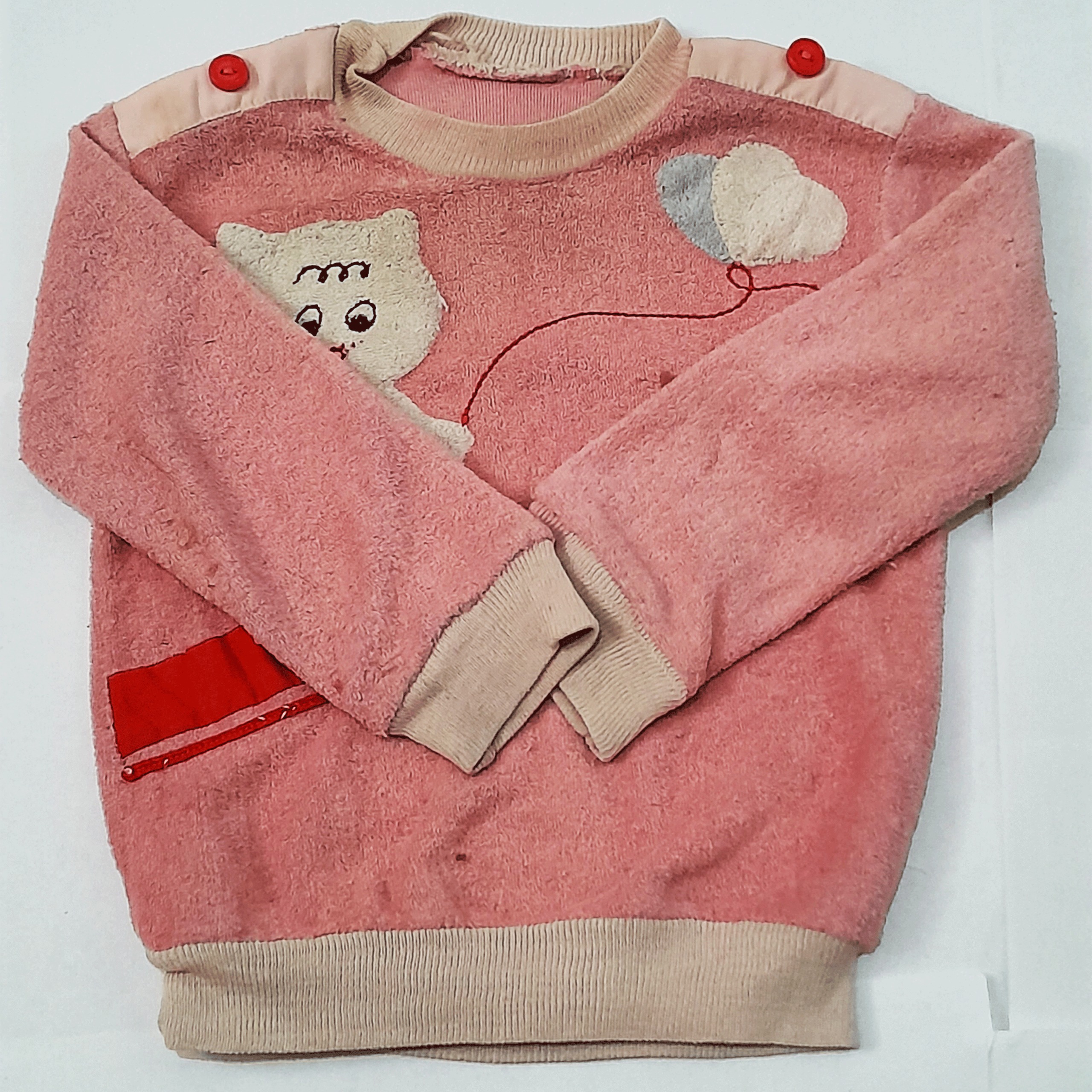 پیراهن بچگانه صورتی دست دوم تمیز