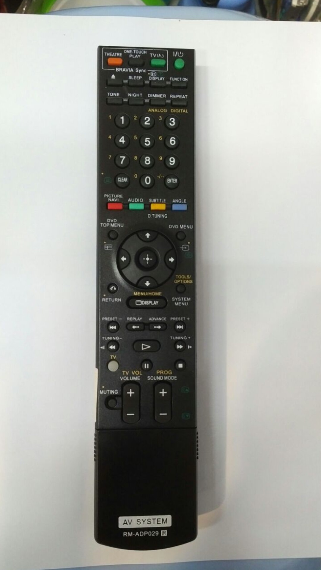 کنترل اصل شرکتی سینما خانواده سونی 029 SONY