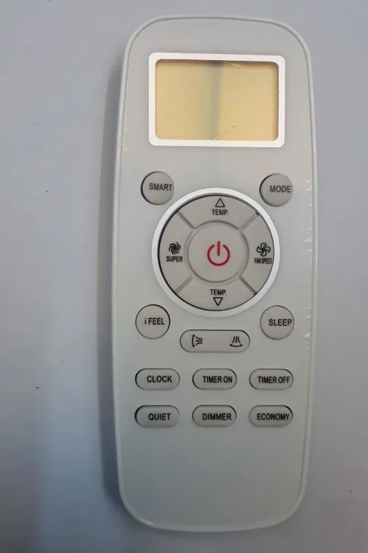 کنترل اصلی و روکارتونی کولرگازی هایسنس