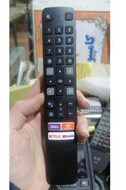 کنترل اصلی و روکارتونی ال ای دی TCL باریک
